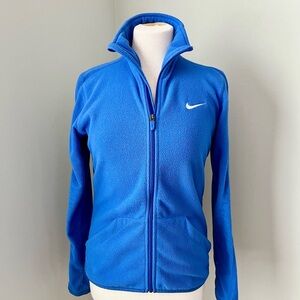 Nike Women's Vibrant Blue Full-Zip Jacket, Medium